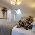 King bedroom at Tower Lodge in Monasterboice