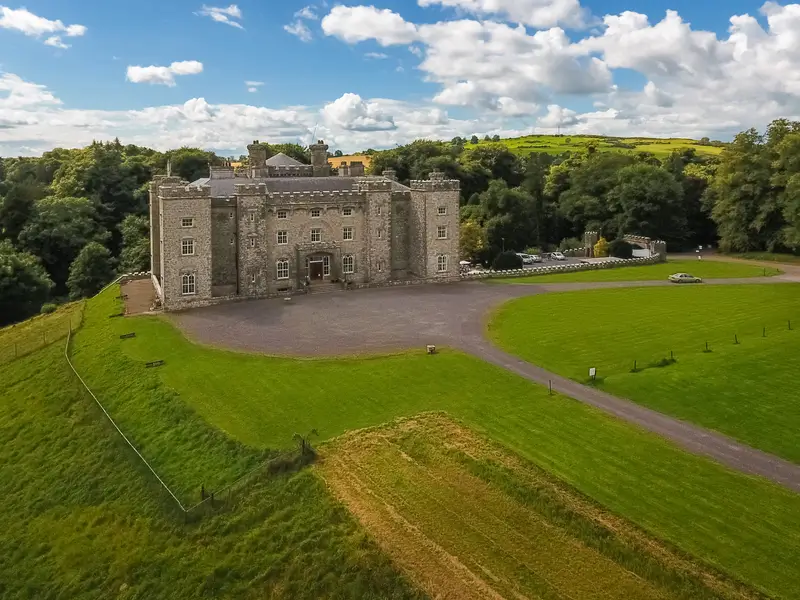 Slane Castle on the River Boyne in County Meath